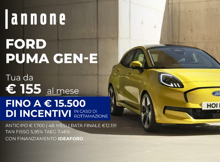 Promo Ford Puma Gen E