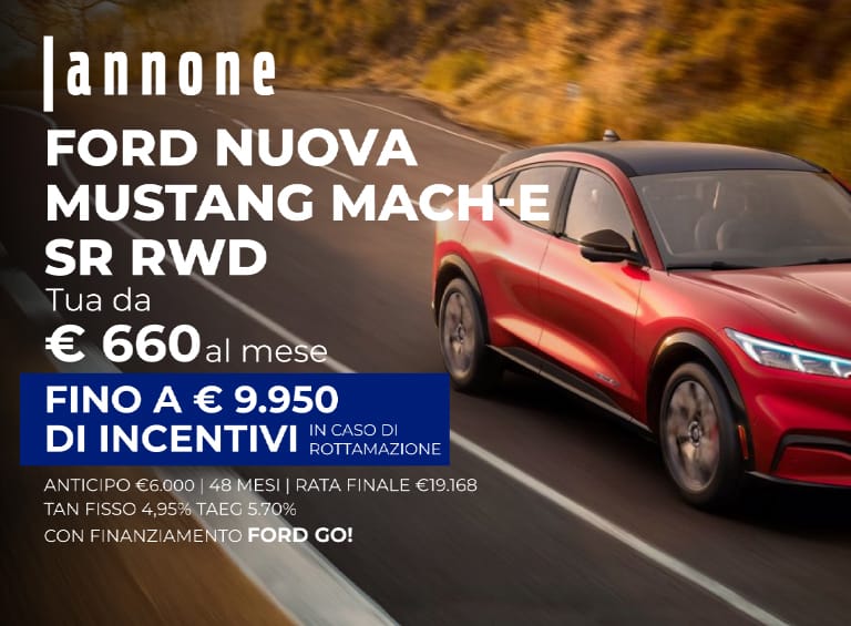 Promo Mustang Mach-E Standard Range RWD