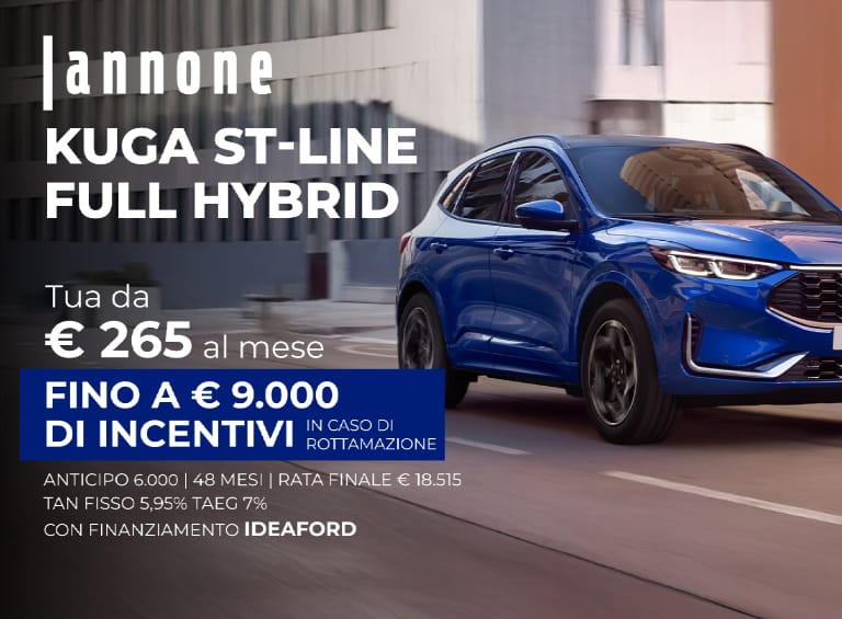 Promo Ford Kuga Hybrid Aprile 26